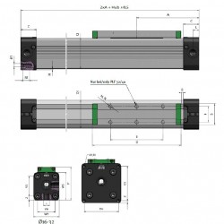 PLF-40-200 RODLESS SİLİNDİR MEDAN