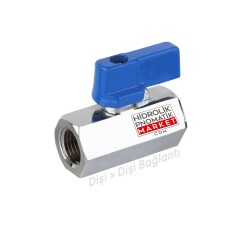 Paslanmaz Mini Küresel Vana Dişi Dişi SS 316  PN63  1"