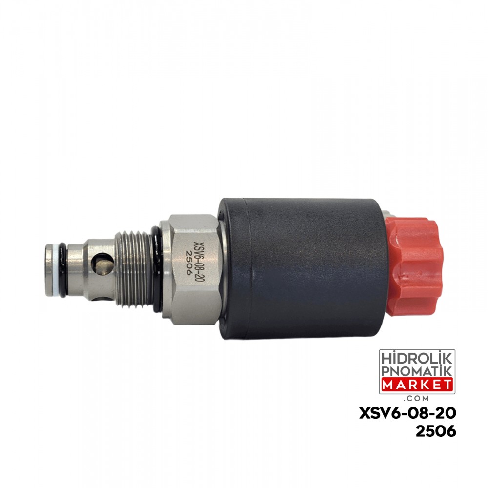 Coilworld XSV6-08-20-N 2506 Popet Valf Normal Kapalı Tek Yön Geçiş 08-2 Debi 50 Basınç 350 Coilworld XSV6-08-20-N 2506 Popet Valf Normal Kapalı Tek Yön Geçiş 08-2 Debi 50 Basınç 350