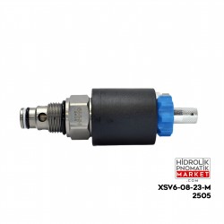 Coilworld XSV6-08-23-M-2505 Popet Valf Manuelli Normal Açık  08-2 Debi 50 Basınç 350