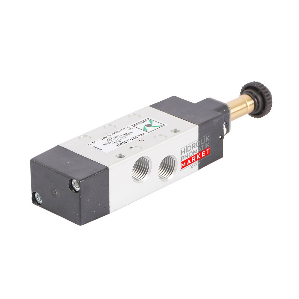 Pneumax 484.52.0.1.M2LT  Tek Bobinli 5/2 Yön Kontrol Valfi (G1/4) Pnömatik Valf