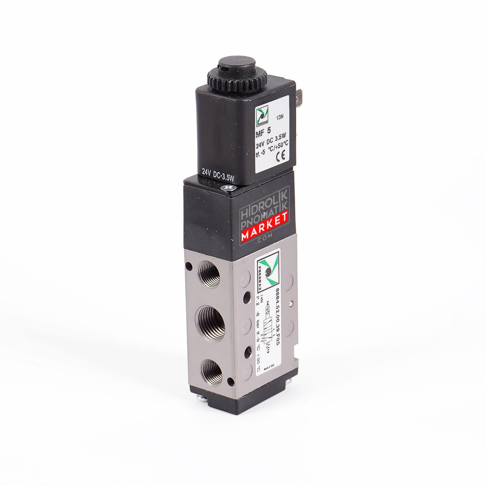 Pneumax 8884.52.00.39.F05 Tek Bobinli Pnömatik Valf – Yüksek Performans ve Dayanıklı