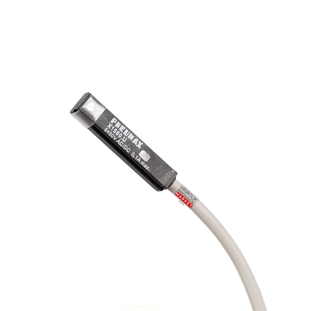 Pneumax X1580.U – Manyetik Silindir Pnömatik Piston Silindir Sensörü 52G 2,5 Metre