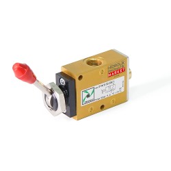 Pneumax 214/2.32.55/1 – 5/2 Mekanik Valf, G1/8, Düğmeli Tip, Seri 214