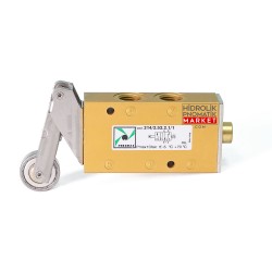 Pneumax 214/2.52.2.1/1 – Çift Etkili Yaylı Tekerlekli Kompakt Pnömatik Silindir (ISO 21287)