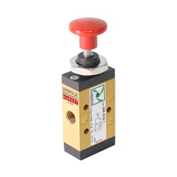 Pneumax 228.32.8/1 – G1/4 3/2 Mekanik Roller-Lever Pnömatik Valf