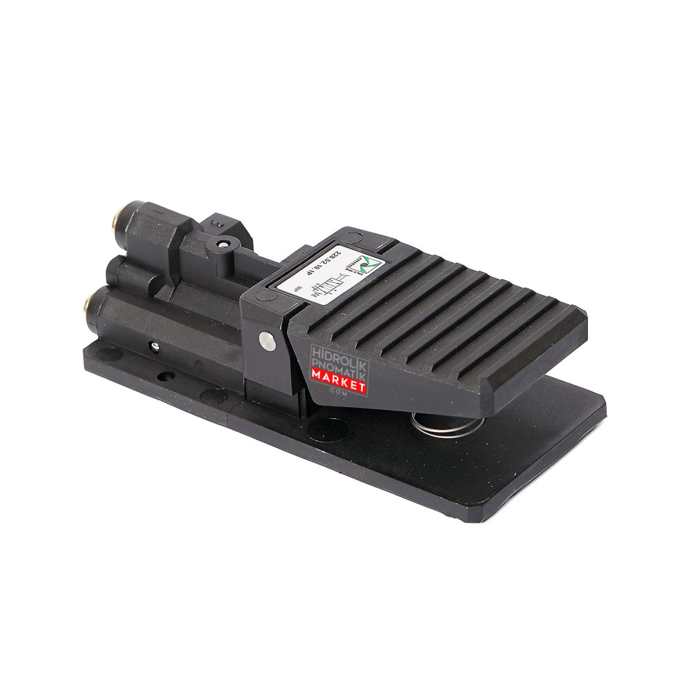 Pneumax 228.52.10.1P – Pedallı 5/2 Pnömatik Yön Kontrol Valfi - Ayak Kontrollü