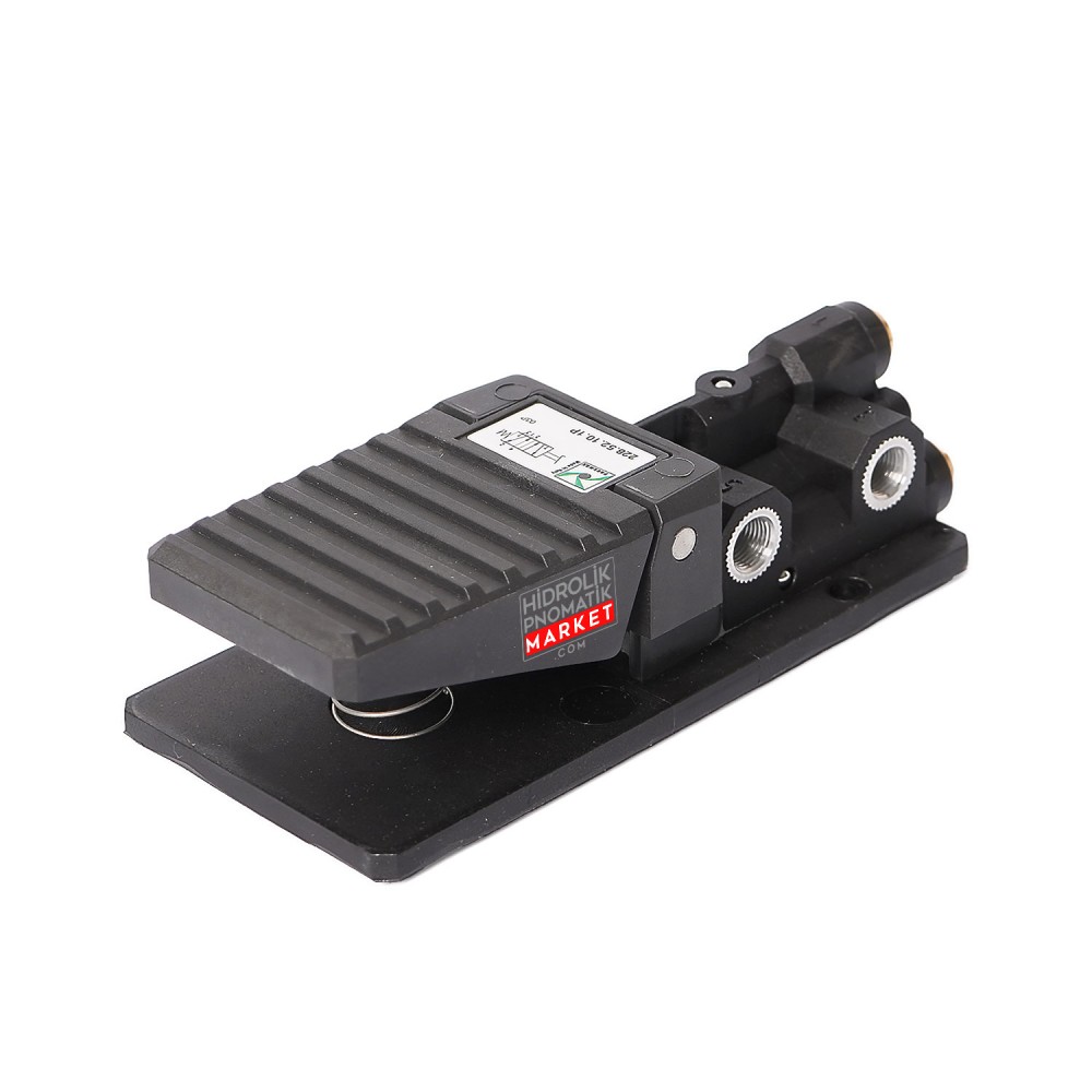 Pneumax 228.52.10.1P – Pedallı 5/2 Pnömatik Yön Kontrol Valfi - Ayak Kontrollü