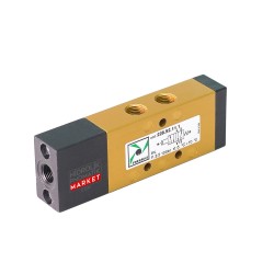 Pneumax 228.52.11.1 – 5/2 Yollu Mekanik Kumandalı Pnömatik Valf