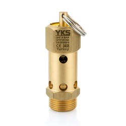 3/4″ 9 Bar Basınç Emniyet Ventili YKS 165 Standart Basınç Emniyet Valfi Su Hava Yağ ve Akışkan Basınç Tahliye Ventili 3/4″ 9 Bar Basınç Emniyet Ventili YKS 165 Standart Basınç Emniyet Valfi Su Hava Yağ ve Akışkan Basınç Tahliye Ventili