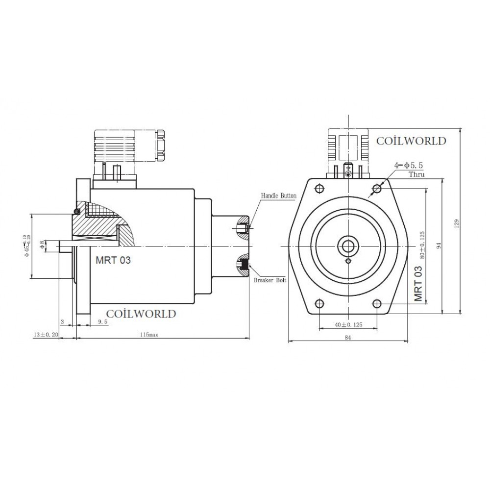 MRT 03 4-A  oransal bobin