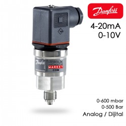Danfoss DST P140 Basınç Transmitteri 4-20 mA Analog 0-10V Dijital 12V 24V 220V 0-10 Bar, 50-300 Bar Basınç Sensörü Danfoss DST P140 Basınç Transmitteri 4-20 mA Analog 0-10V Dijital 12V 24V 220V 0-10 Bar, 50-300 Bar Basınç Sensörü