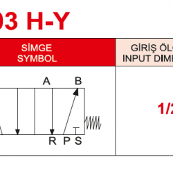 1/2-5/2 Hava Yay Valf  Fms 1/2-5/2 Hava Yay Valf  Fms