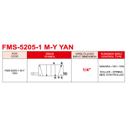 1/4-5/2 Makara Yay Valf Yan  Fms