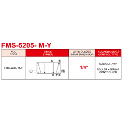 1/4-5/2 Makara Yay Valf  Fms