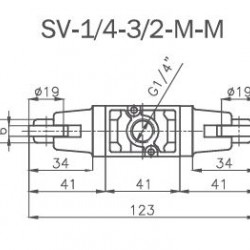SV-1/4-3/2-MM MEKANİK  UYARLI VALF 