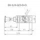 SV-1/4-3/2-DO MEKANİK UYARLI VALF SV-1/4-3/2-DO MEKANİK UYARLI VALF