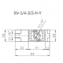 SV-1/4-3/2-HY UYARLI VALF 