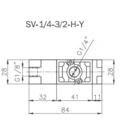 SV-1/4-3/2-HY UYARLI VALF 