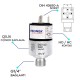 Pnomek DS3 A3 DAC 012 1 - 12 Bar Basınç Sensörü G1/4  NO/NC Kontak DIN43650-C Soket Basınç Anahtarı Çelik Çinko Kaplı