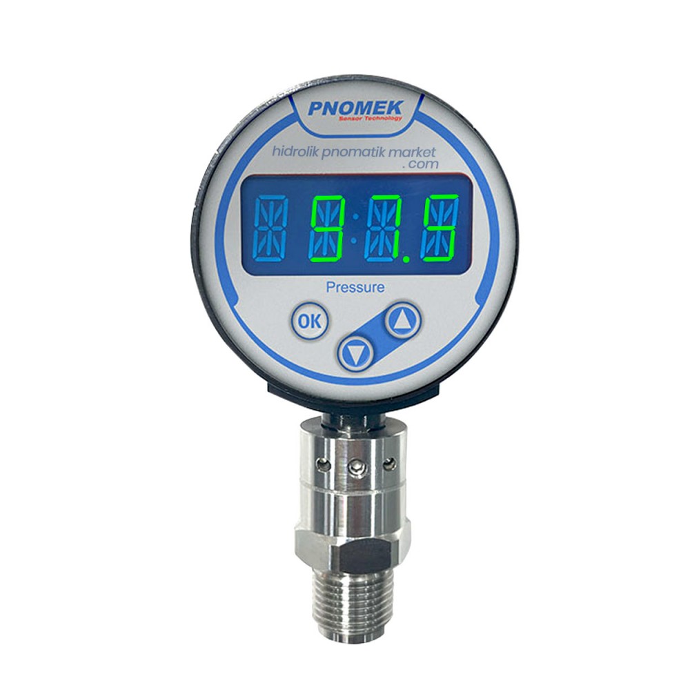 Pnomek NGP A5 T3 K2 Z1 Serisi PNP / 4-20mA Analog Sinyal 050 mBar >> 600 Bar (Seçenekli) Dijital Basınç Sensörü M12 4PIN G1/2 Pnomek NGP A5 T3 K2 Z1 Serisi PNP / 4-20mA Analog Sinyal 050 mBar >> 600 Bar (Seçenekli) Dijital Basınç Sensörü M12 4PIN G1/2
