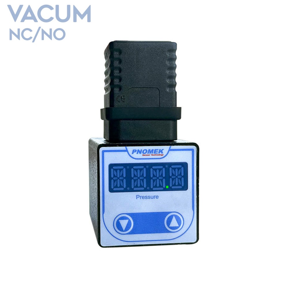 Pnomek ES A3 T1 K1 Dijital Vakum Ölçer-1/25 Bar (Seçenekli) Dijital Vakum Basınç Sensörü G1/4 NO/NC DIN43650
