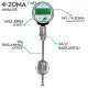 Pnomek 0-200MM 4-20mA Dijital Seviye Sensörü NO NGL A5 T3 200 K1 Z1 Serisi  M12 4PIN G1/2