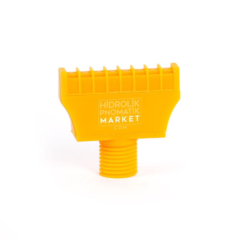 Plastik Hava Tarağı 40MM Pnömatik 1/4 Hava Üfleme Ucu Hava Dağıtıcı Yayıcı Tarak 40mm