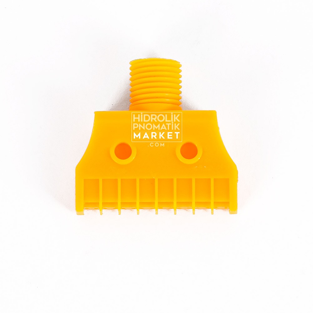 Plastik Hava Tarağı 40MM Pnömatik 1/4 Hava Üfleme Ucu Hava Dağıtıcı Yayıcı Tarak 40mm