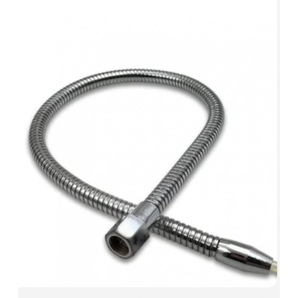 Yuvarlak Uçlu Spiral Bor Yağ Hortumu 1/2 Ölçek Yağ Yönlendirici Hareketli Hortum Metal Dişi  Dişli 50CM 