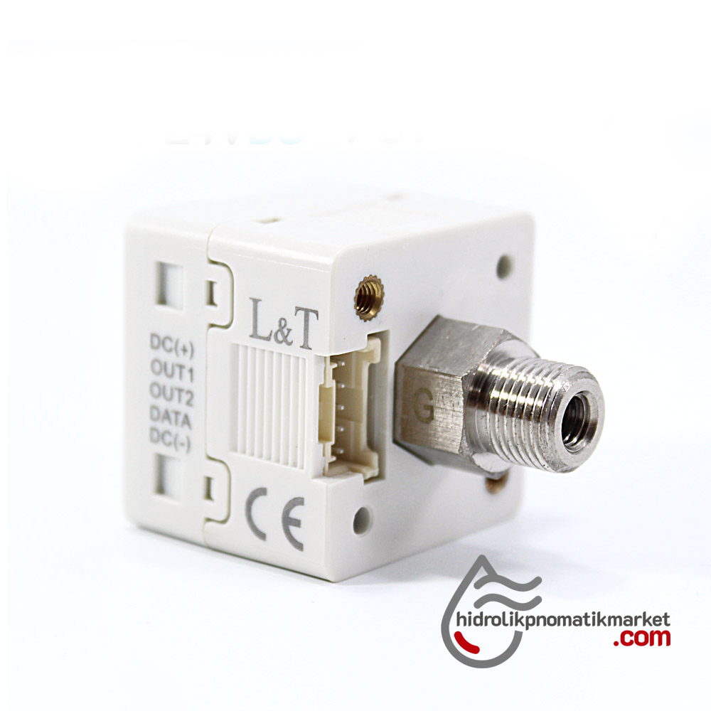 Dijital Basınç Sensörü MRT7004 1xPNP 1X1,5V  -1*10 Bar 12-24V DC 1/8