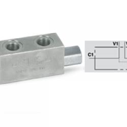V0260 VBPSE 1/2 L4 Vıe   Tekli Pilot Uyarılı  Çek Valfler  70lt/dk 350bar Acıllma basıncı 3,5 bar Pilot oronı 1:4 