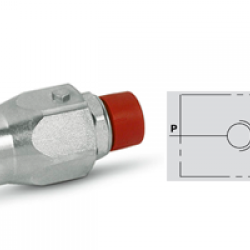 Düz Tip Döner Rakorlar Hidrolik G1050 GGL 1/4 25LT/dk 