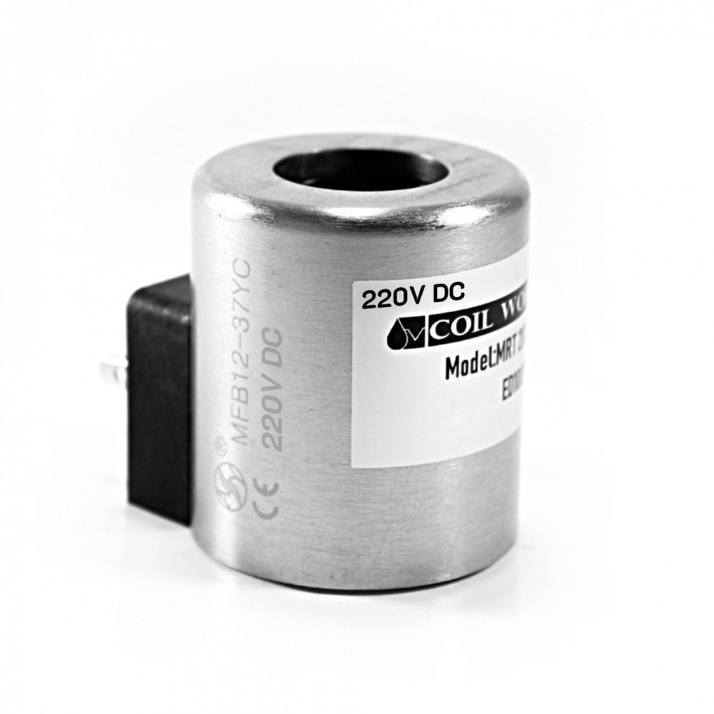 MRT 2020 220V DC Hidrolik Valf Bobini İç Çap 23,2mm x Boy 50,5mm - DIN 43650 MRT 2020 220V DC Hidrolik Valf Bobini İç Çap 23,2mm x Boy 50,5mm - DIN 43650