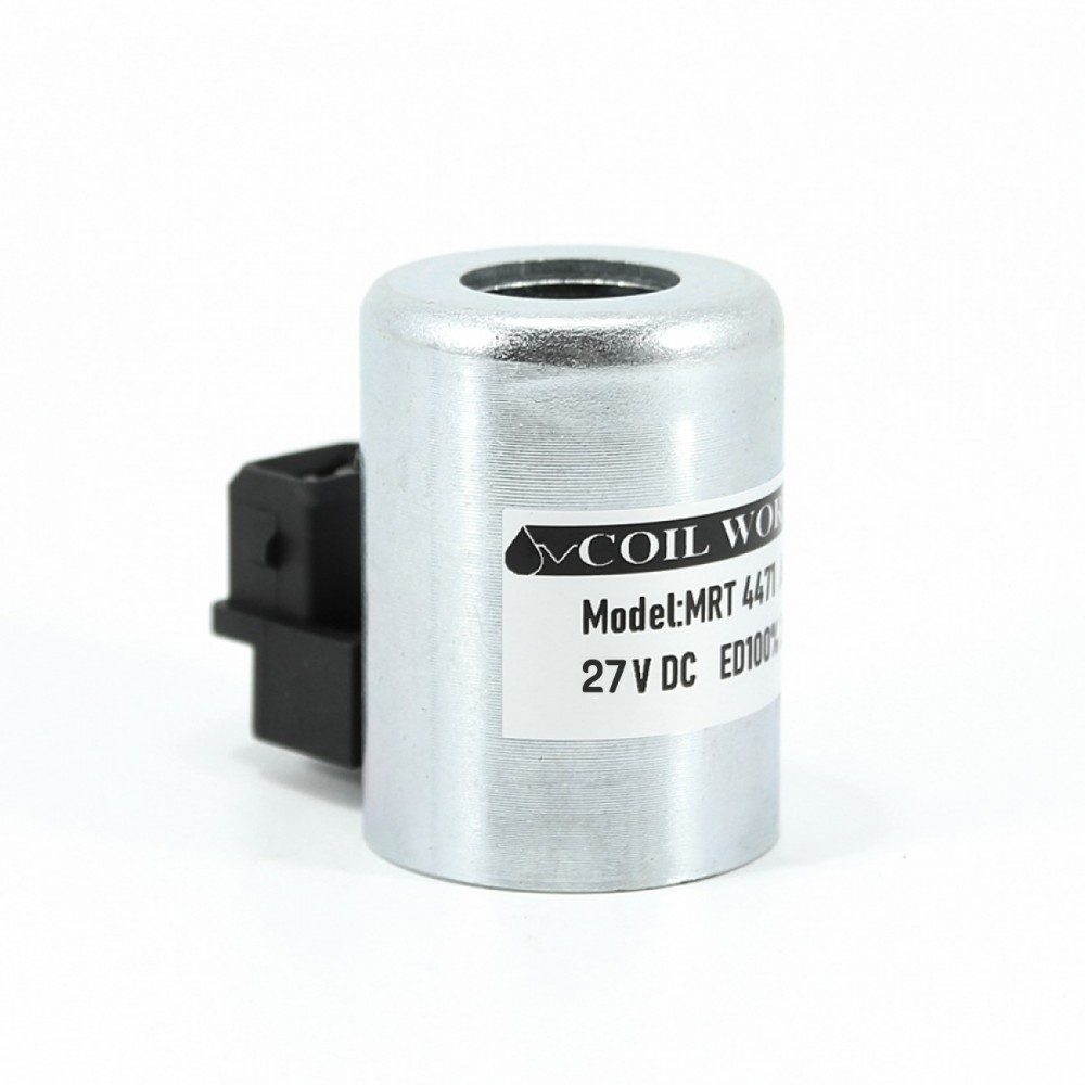 MRT 4471 27V DC Metal İş Makinesi Bobini İç Çap 19,5mm x Boy 50mm -amp 