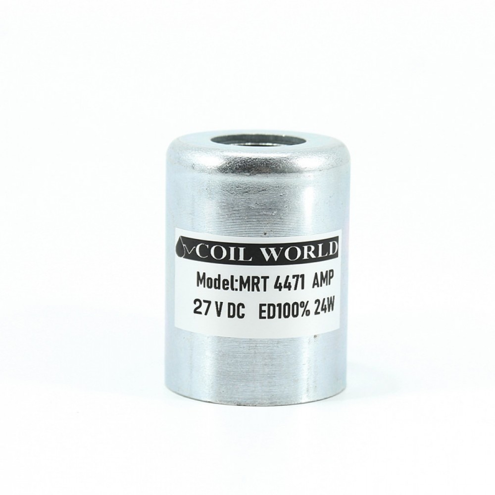 MRT 4471 27V DC Metal İş Makinesi Bobini İç Çap 19,5mm x Boy 50mm -amp 
