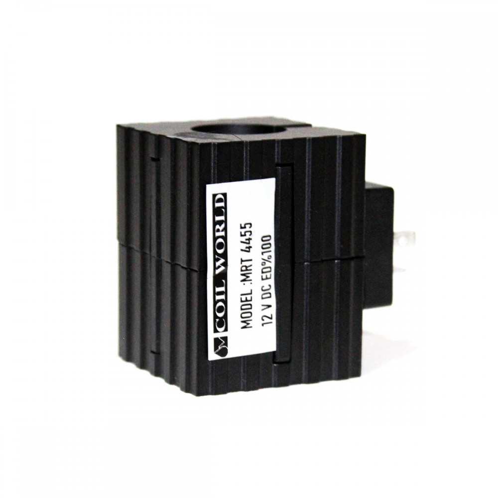 Soğutuculu Bobin MRT 4455 12V DC Hidrolik Valf Bobini İç Çap 22mm x Boy 58mm - Soketli Soğutuculu Bobin MRT 4455 12V DC Hidrolik Valf Bobini İç Çap 22mm x Boy 58mm - Soketli