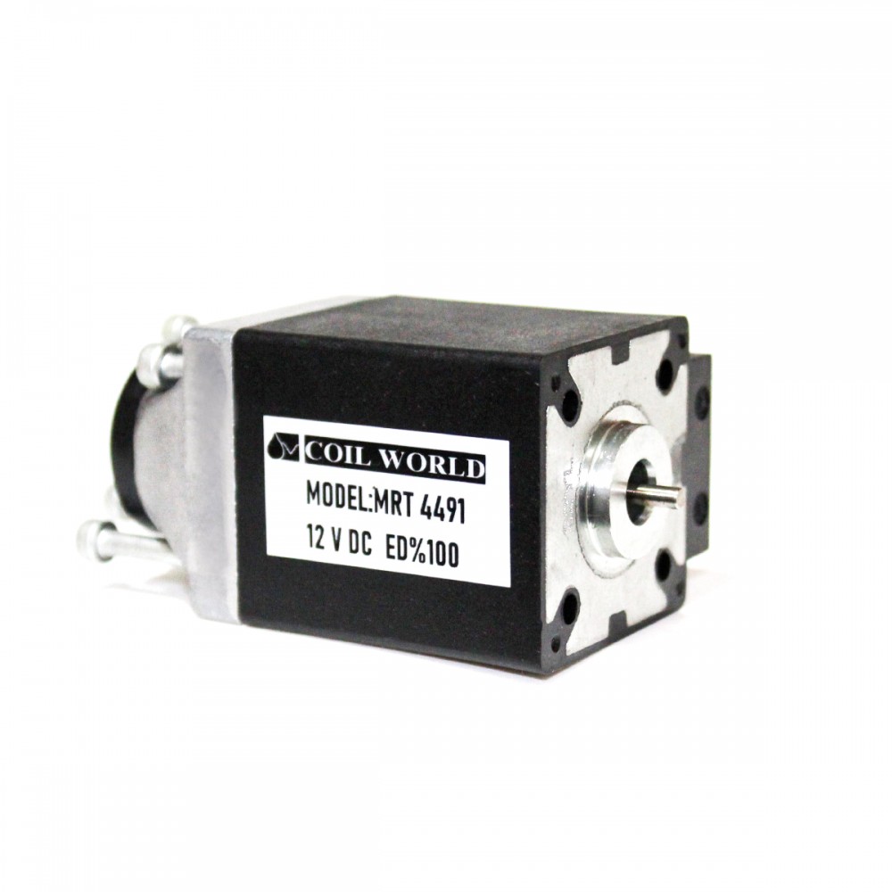 MRT 4491 12V DC Vidalı Hidrolik Valf Bobini vida delik merkezi 28x28mm kare 44x44mm - DIN 43650