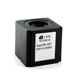 MRT 4357 220V AC Hidrolik Valf Bobini İç Çap 21,1mm x Boy 44,2mm - DIN 43650