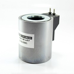 MRT 4419-P 24V DC Pimli Piston Valf Bobini Metal İç Çap 31,6mm x Boy 75mm - PİMLİ