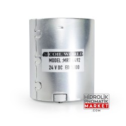 MRT 4492 24V DC Hidrolik Bobin İç Çap 31 mm-35 mm x Boy 73,2mm - DIN 43650  16196100