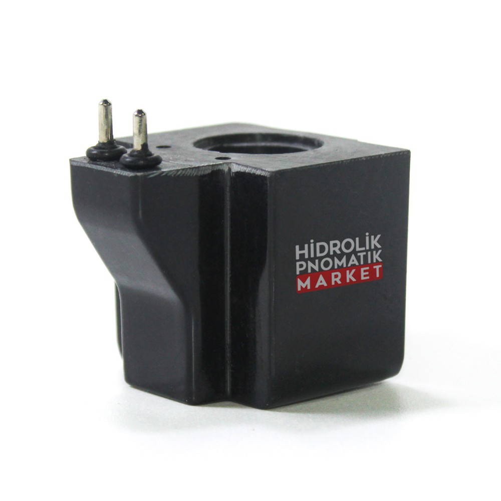 MRT 4494 P 110V AC Hidrolik Valf Bobini İç Çap 20,1mm x Boy 47mm - Pimli