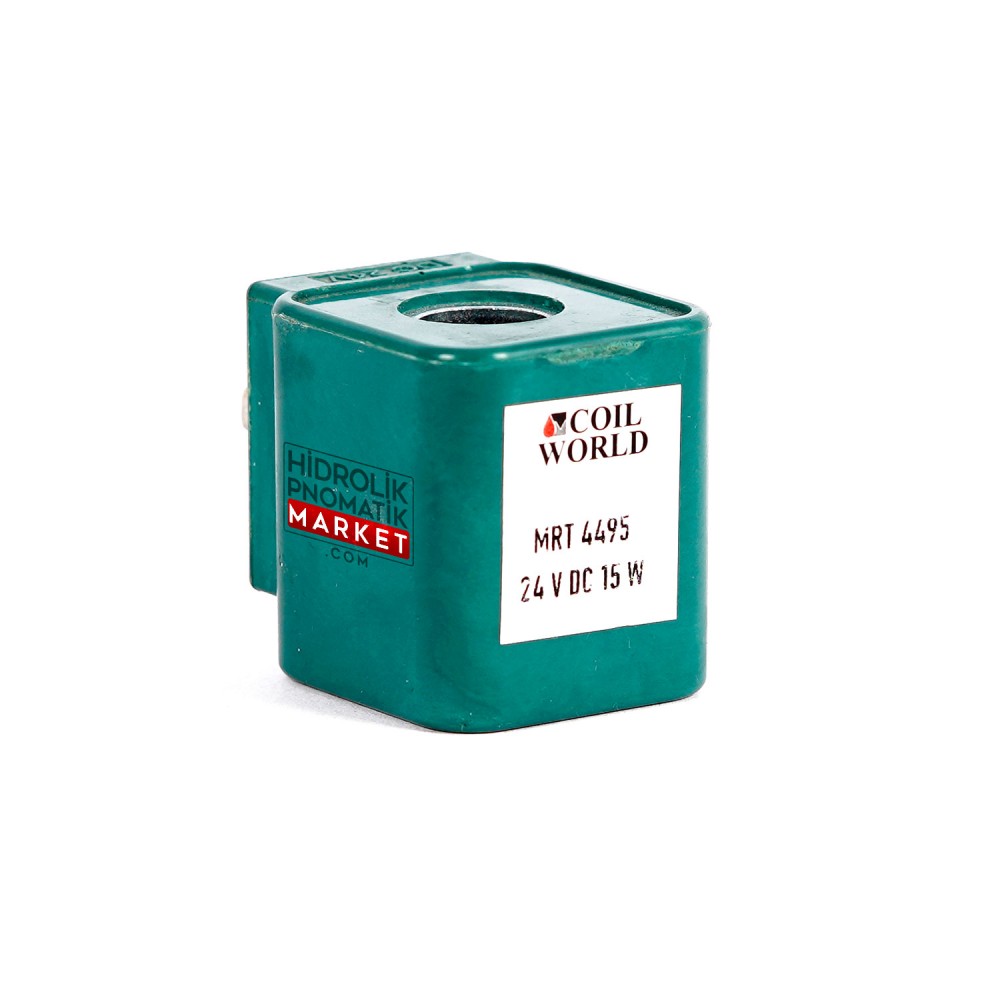 MRT 4495 24V DC Hidrolik Valf Bobini İç Çap 14mm x Boy 40mm - DIN 43650