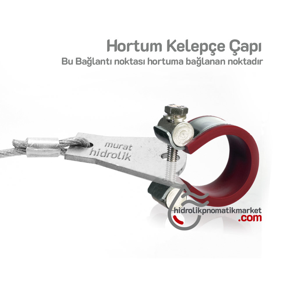 Hidrolik Hortum Emniyet Kelepçe Seti Uyumlu Çap Aralığı 10mm - 175mm
