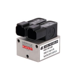 Oransal Valf MRT 6001 1,16A Hidrolik Valf Bobini 7625750 2DT12 12VDC S1 DEUTSCH Soket Hawe