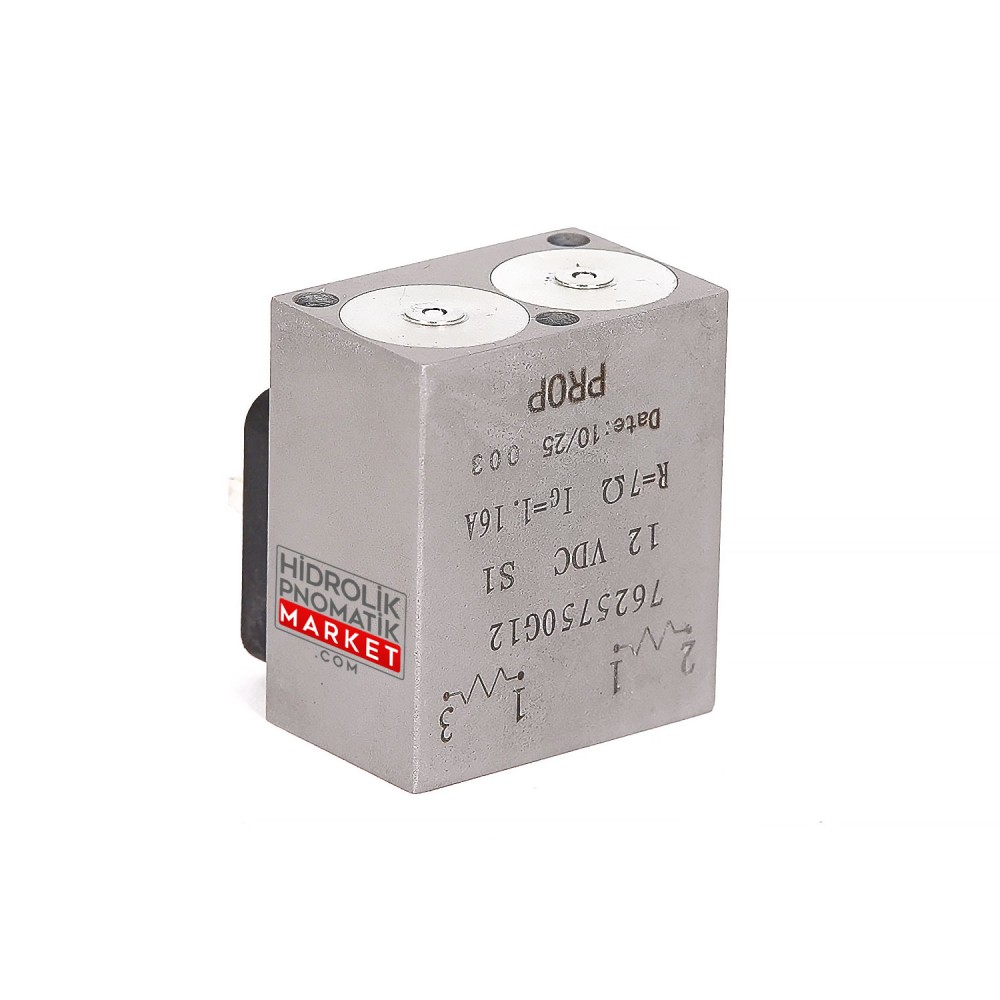 Oransal Valf MRT 6001 1,16A Hidrolik Valf Bobini 7625750G12-12VDC-S1 DIN43650 Hawe Oransal Valf MRT 6001 1,16A Hidrolik Valf Bobini 7625750G12-12VDC-S1 DIN43650 Hawe
