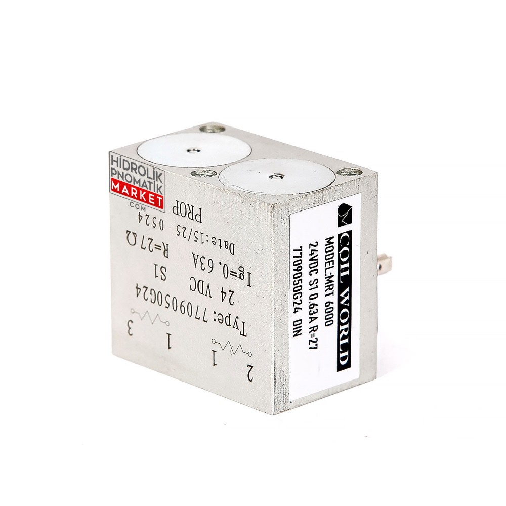 MRT 6000 Oransal Hidrolik Valf Bobini 1,26A 7709050G24 24VDC SN:52/24 0002 Soket : DIN43650 Hawe MRT 6000 Oransal Hidrolik Valf Bobini 1,26A 7709050G24 24VDC SN:52/24 0002 Soket : DIN43650 Hawe