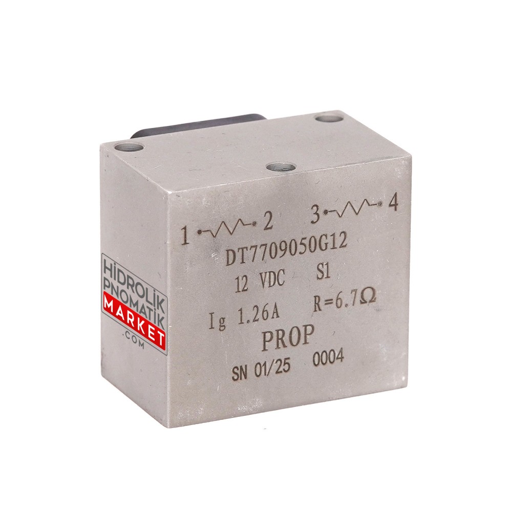 Oransal Valf MRT 6000 Hidrolik Valf Bobini DT7709050G12 12VDC S1 1.26A DEUTSCH Soket Hawe Oransal Valf MRT 6000 Hidrolik Valf Bobini DT7709050G12 12VDC S1 1.26A DEUTSCH Soket Hawe