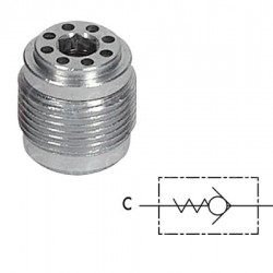 Hortum Patlama Valfleri Kartriç Çek Valfi  V0591 Vuı 1/4