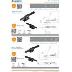 Kukamet 142-4, 142-4L Dikey Tabanlı Kilitli Ağır İş Hızlı Bağlantı Elemanı Toggle Clamp Kukamet 142-4, 142-4L Dikey Tabanlı Kilitli Ağır İş Hızlı Bağlantı Elemanı Toggle Clamp